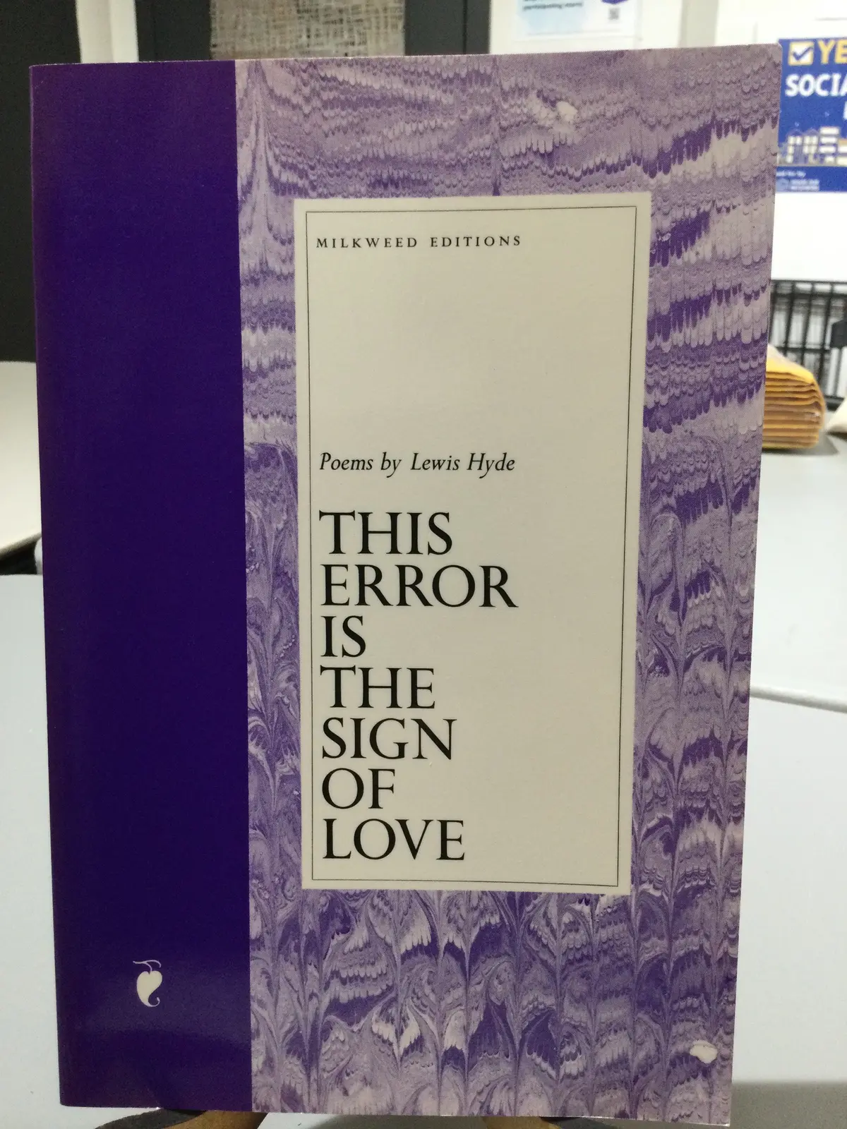[Rare] Hyde, Lewis: This Error Is The Sign Of Love [Used Paperback] 1