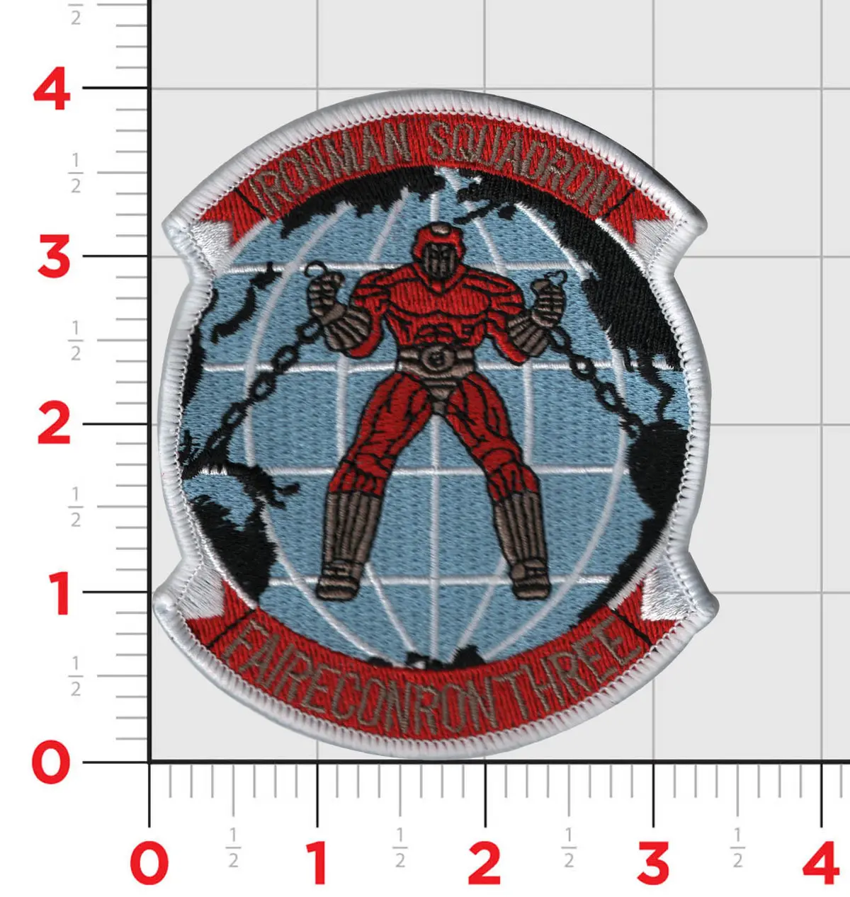 Officially Licensed Us Navy Vq-3 Ironman Squadron Patch 1