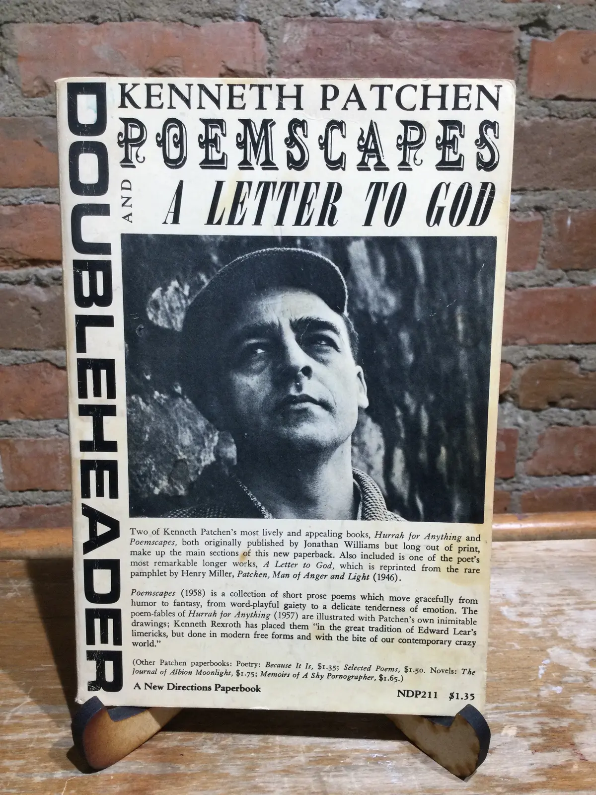 Patchen, Kenneth: Doubleheader: Poemscapes And A Letter To God [Used Paperback] 1