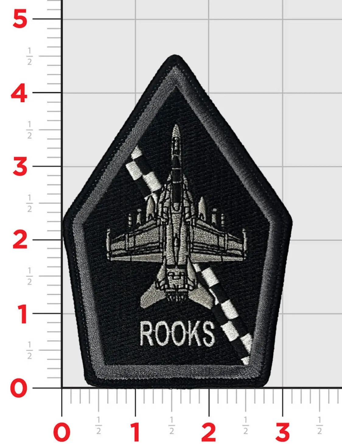 Official Vaq-137 Rooks Ea-18 Coffin Shoulder Patch 1