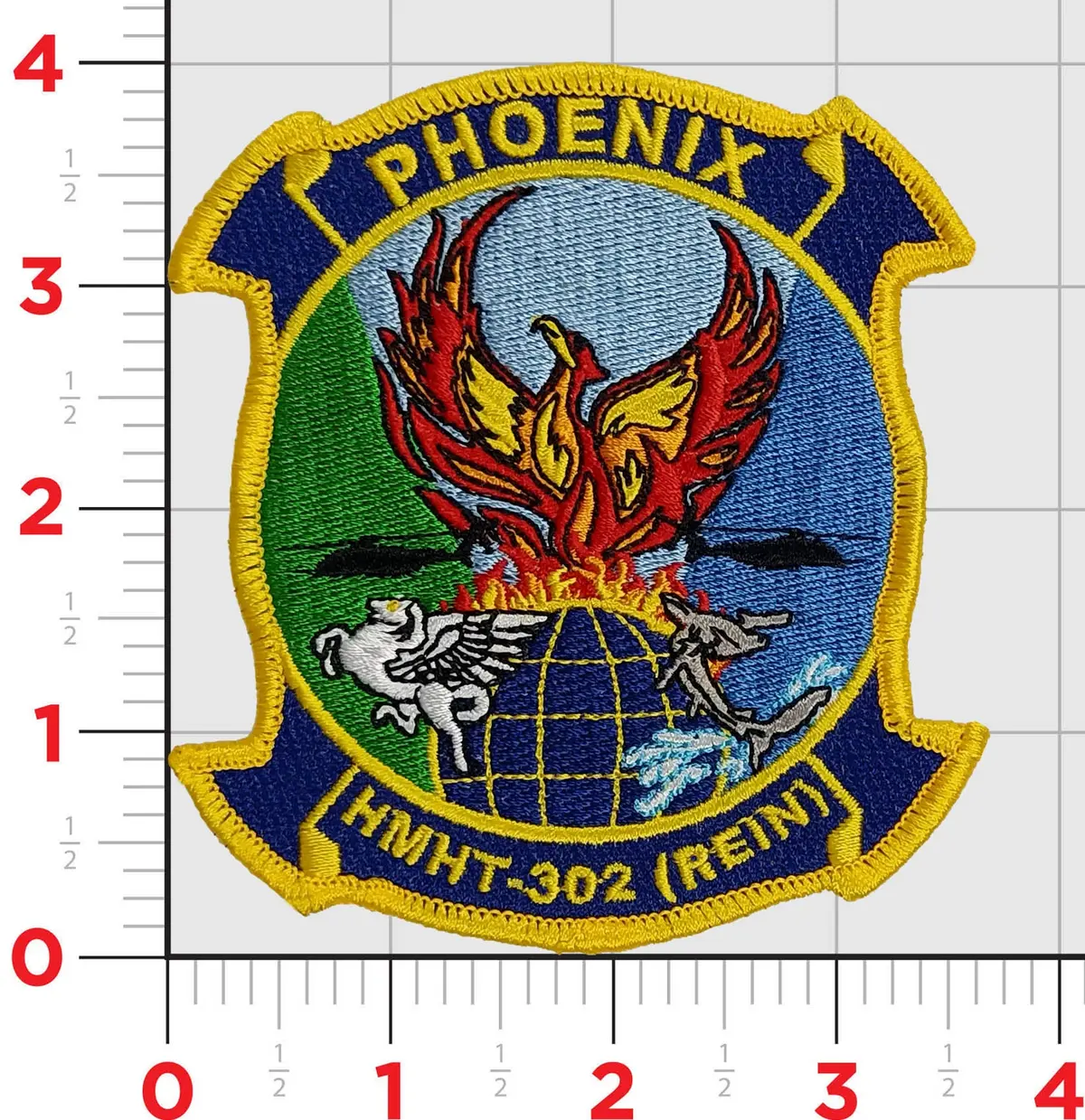 Official Hmht-302 (Rein) Squadron Patch 1
