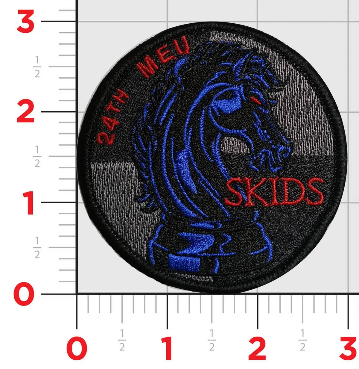Official Vmm-365/Hmla-167 24Th Meu Skids Shoulder Qual Patch 8