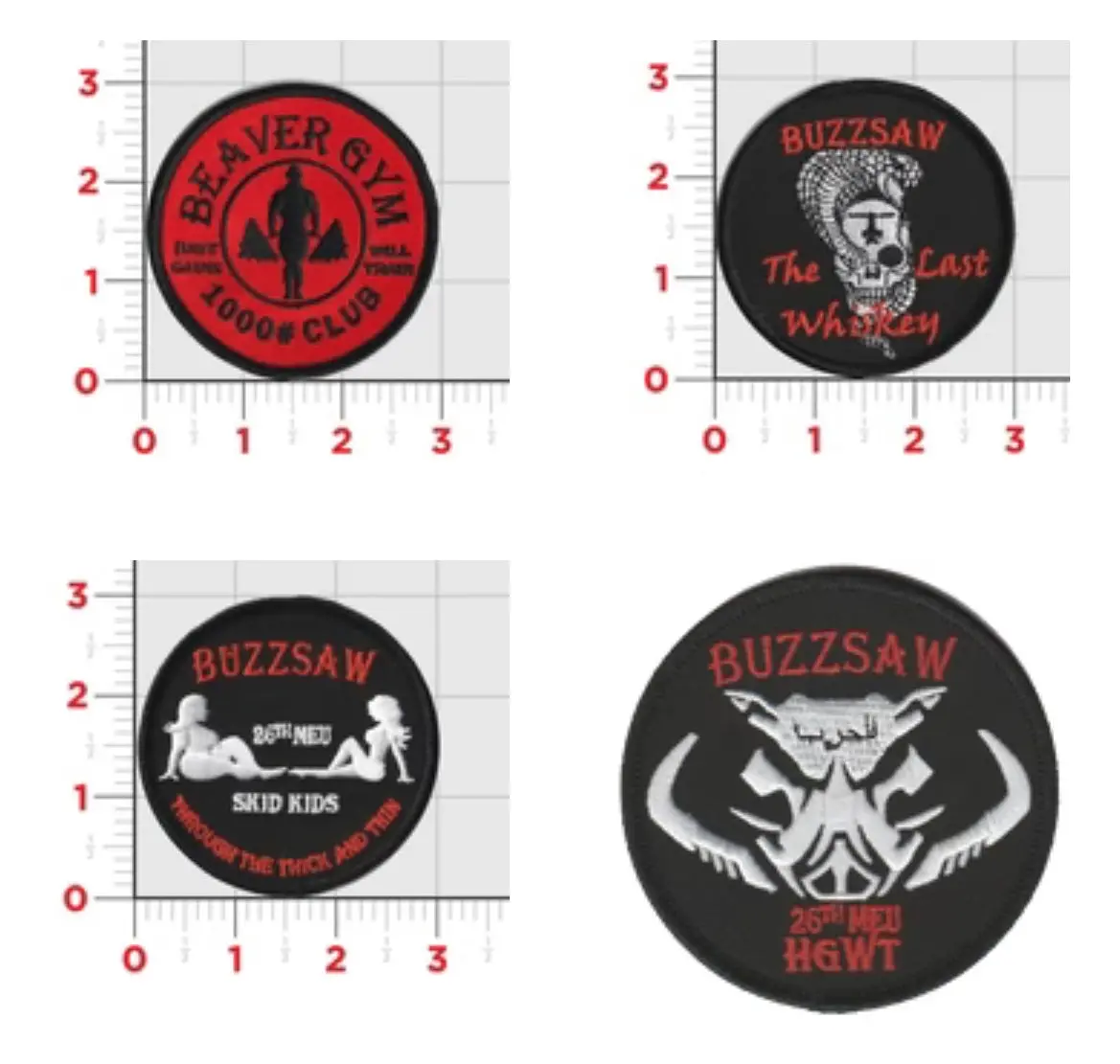 Official Hmla-167 26Th Meu Det B Patches 1