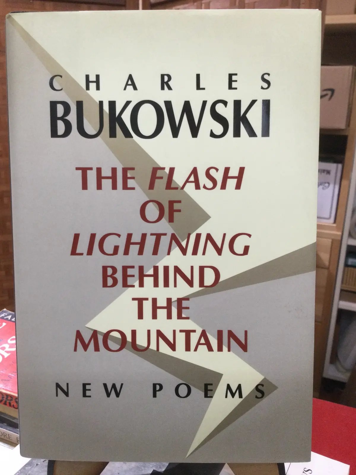 Bukowski, Charles: The Flash Of Lightning Behind The Mountain [Used Hardcover] 1