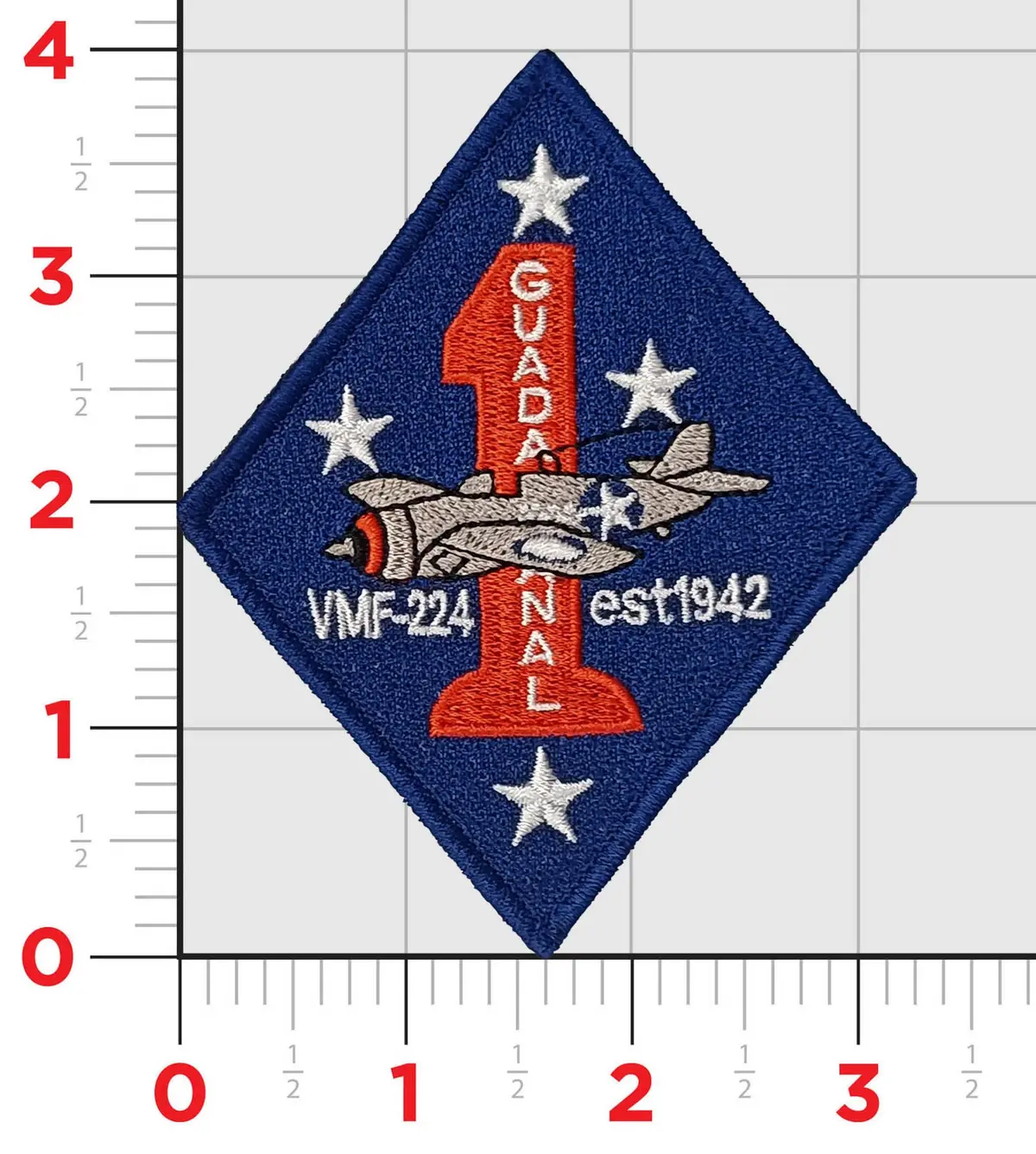 Official Vmfa-224 Bengals 1St Mardiv Shoulder Patch 1