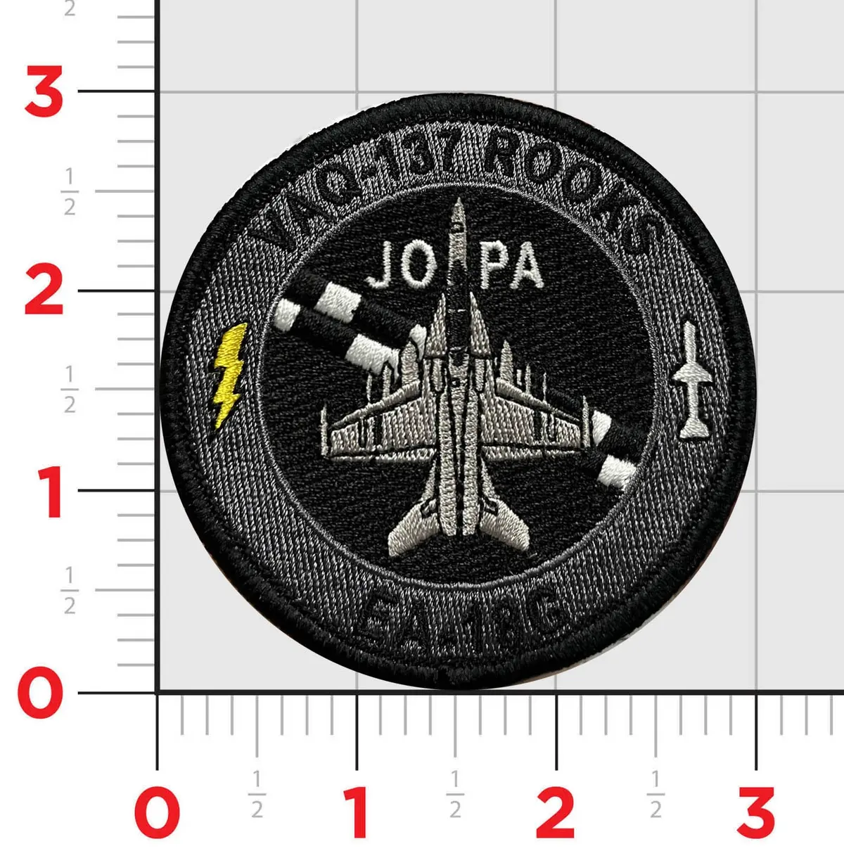 Official Vaq-137 Rooks Ea-18 Jopa Shoulder Patch 1