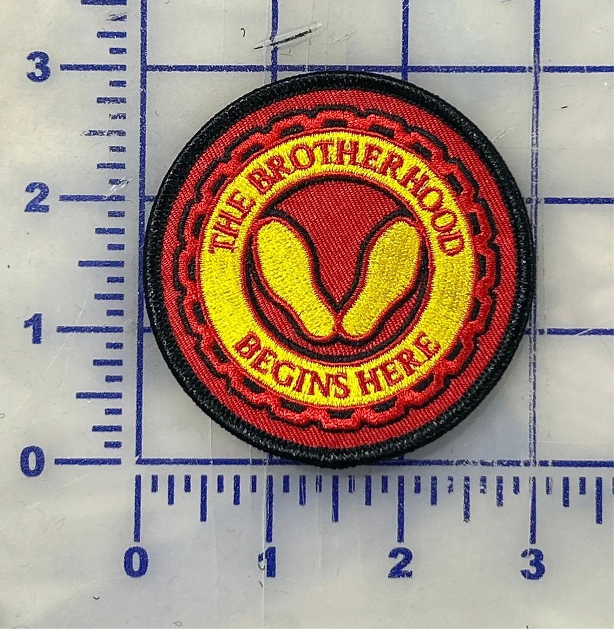 Usmc Brotherhood Yellow Footprints Patch 1