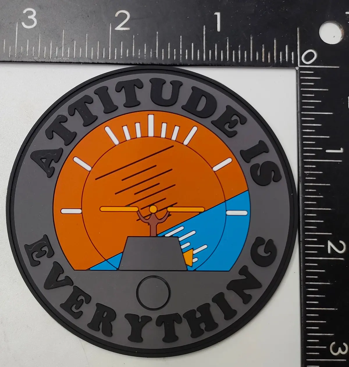 Attitude Is Everything Pvc Shoulder Patch 1