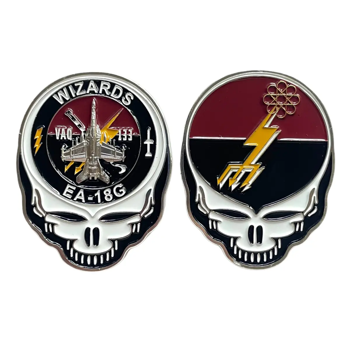 Officially Licensed Us Navy Vaq-133 Wizards Coin 1