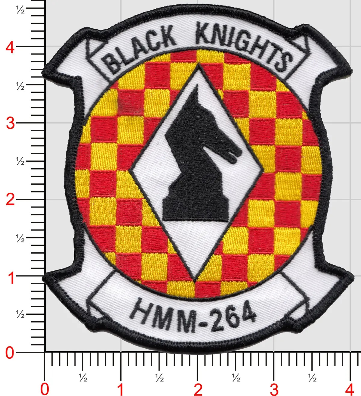 Officially Licensed Usmc Hmm-264 Black Knights Patch 1