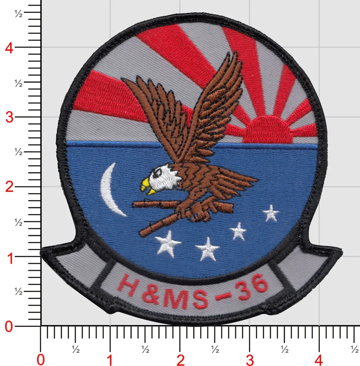 Officially Licensed Usmc H&Ms 36 Patch 1