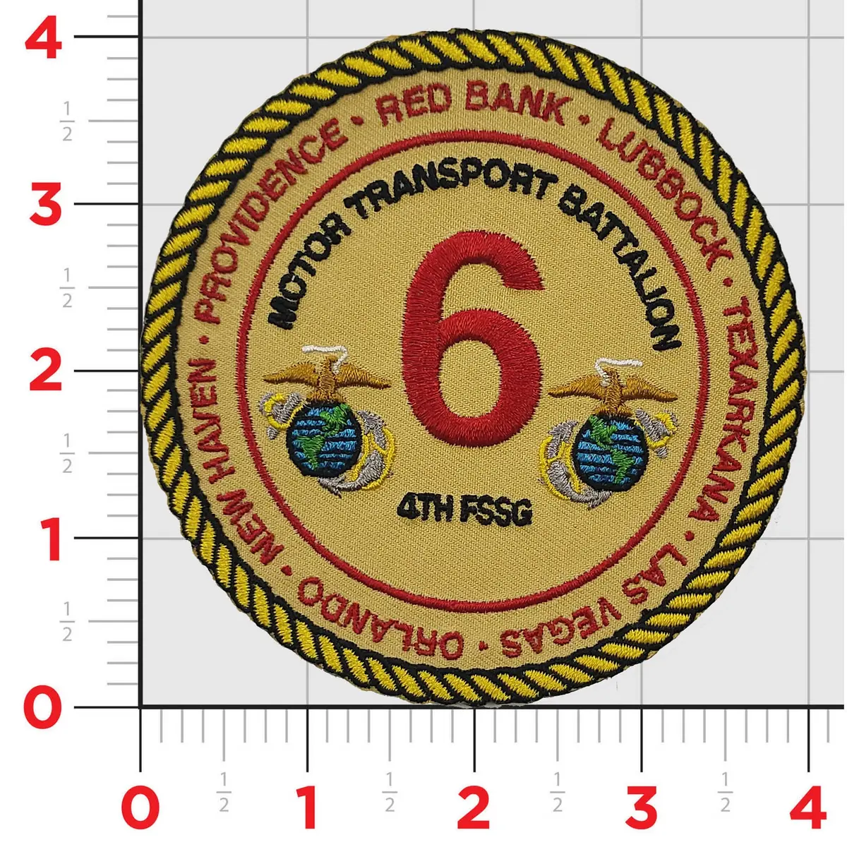 Officially Licensed 6Th Motor Transport Battalion Patch 1