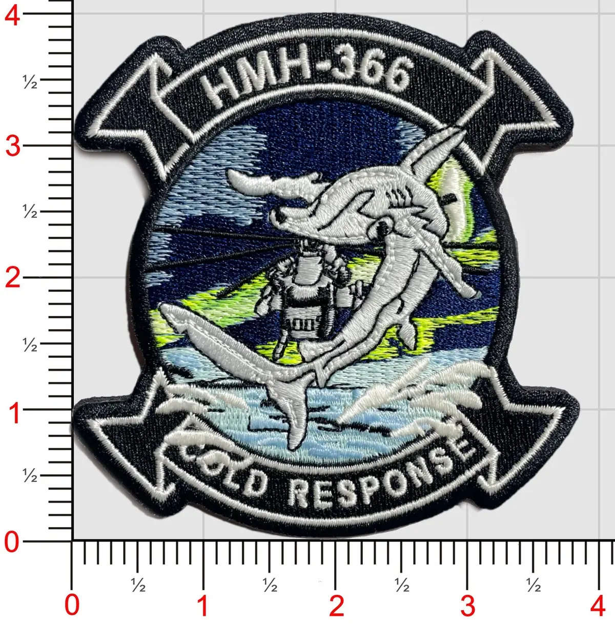 Official Hmh-366 Hammerheads Operation Cold Response Patches 1