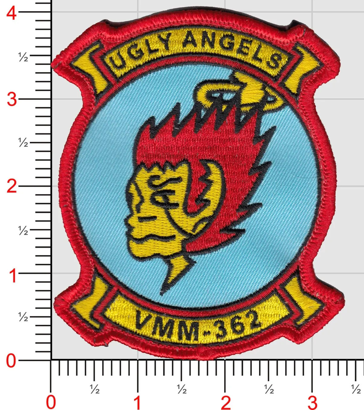 Officially Licensed Usmc Vmm-362 Ugly Angels Throwback Patch 1