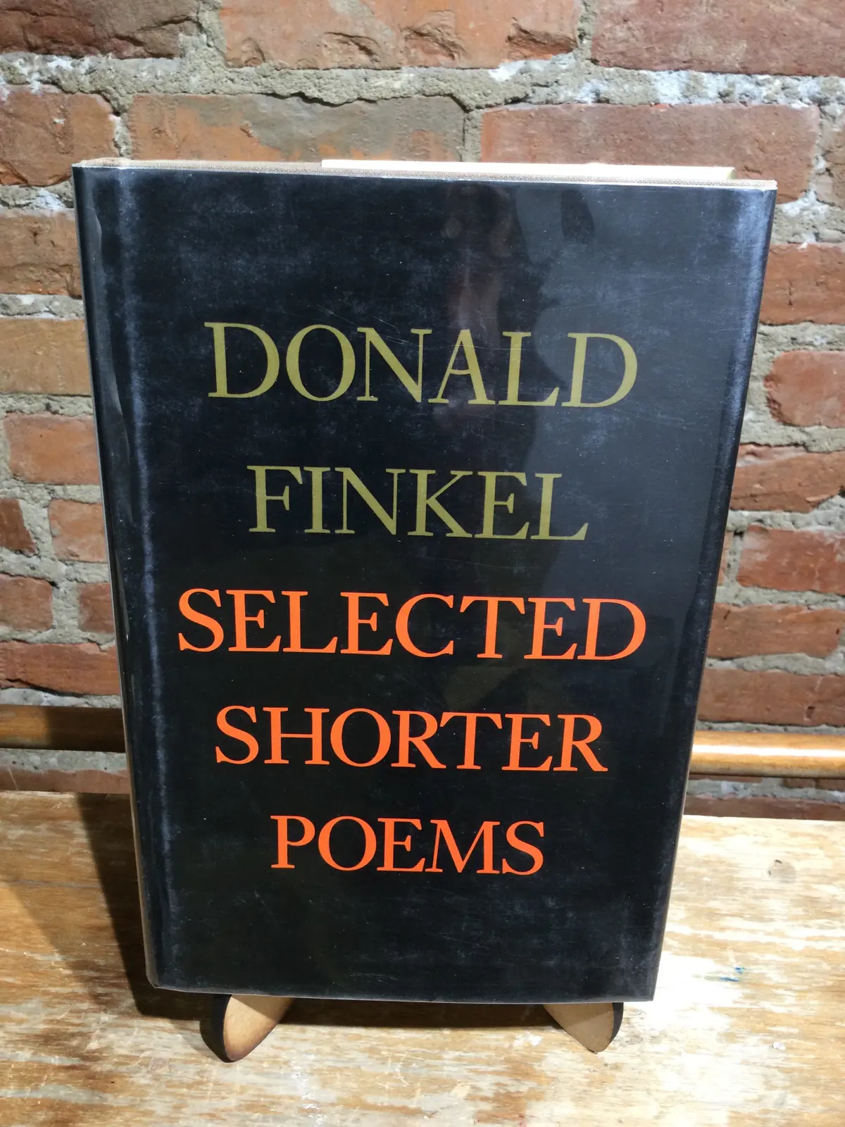 Finkel, Donald: Selected Shorter Poems [Used Hardcover] 1