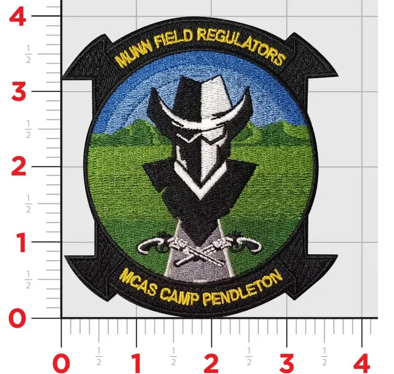 Official Mcas Camp Pendleton Munn Field Regulators Patch 1