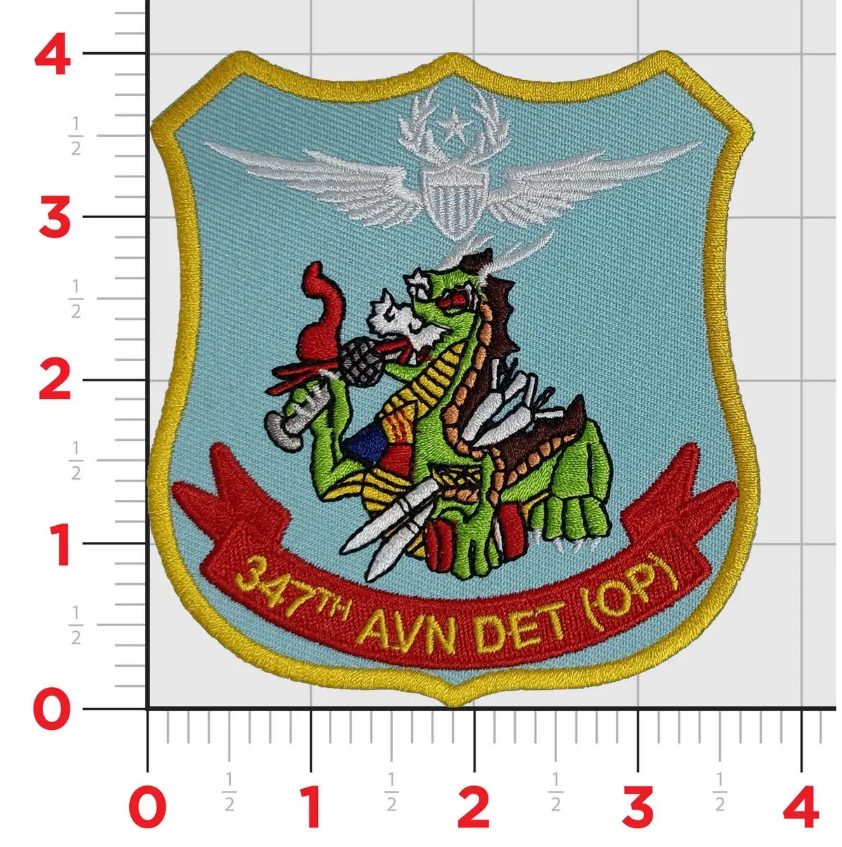 Us Army 347Th Aviation Vietnam Patch 1