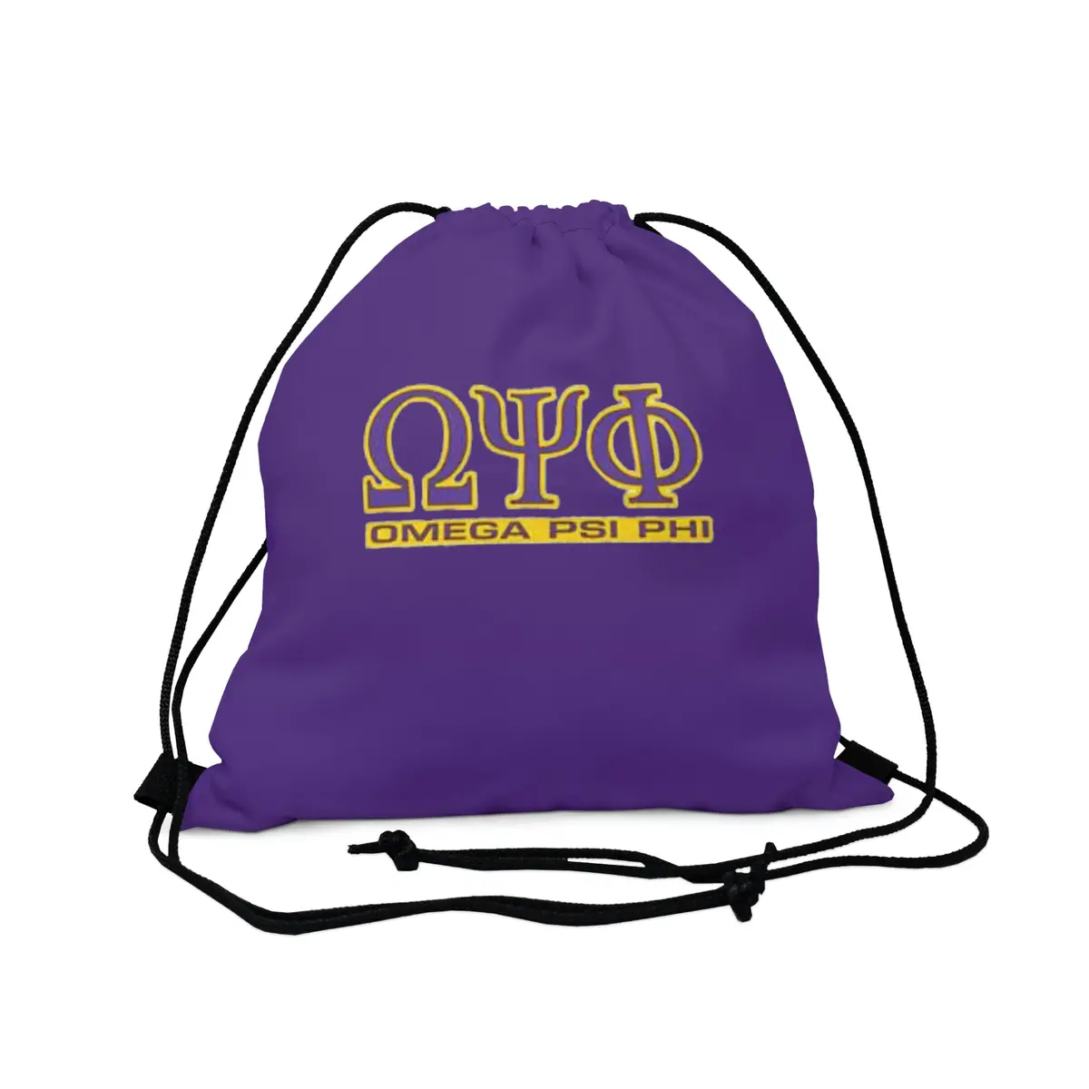 Omega Psi Phi Outdoor Drawstring Bag 1