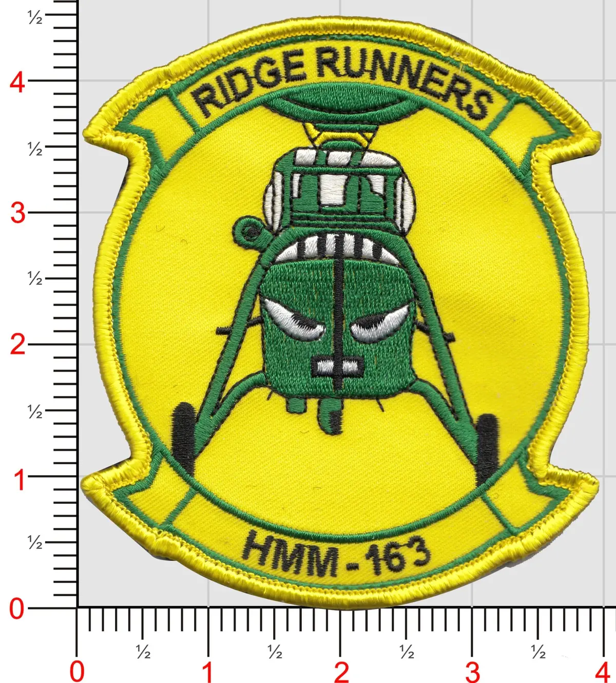 Officially Licensed Hmm-163 Ridge Runners Patch 1