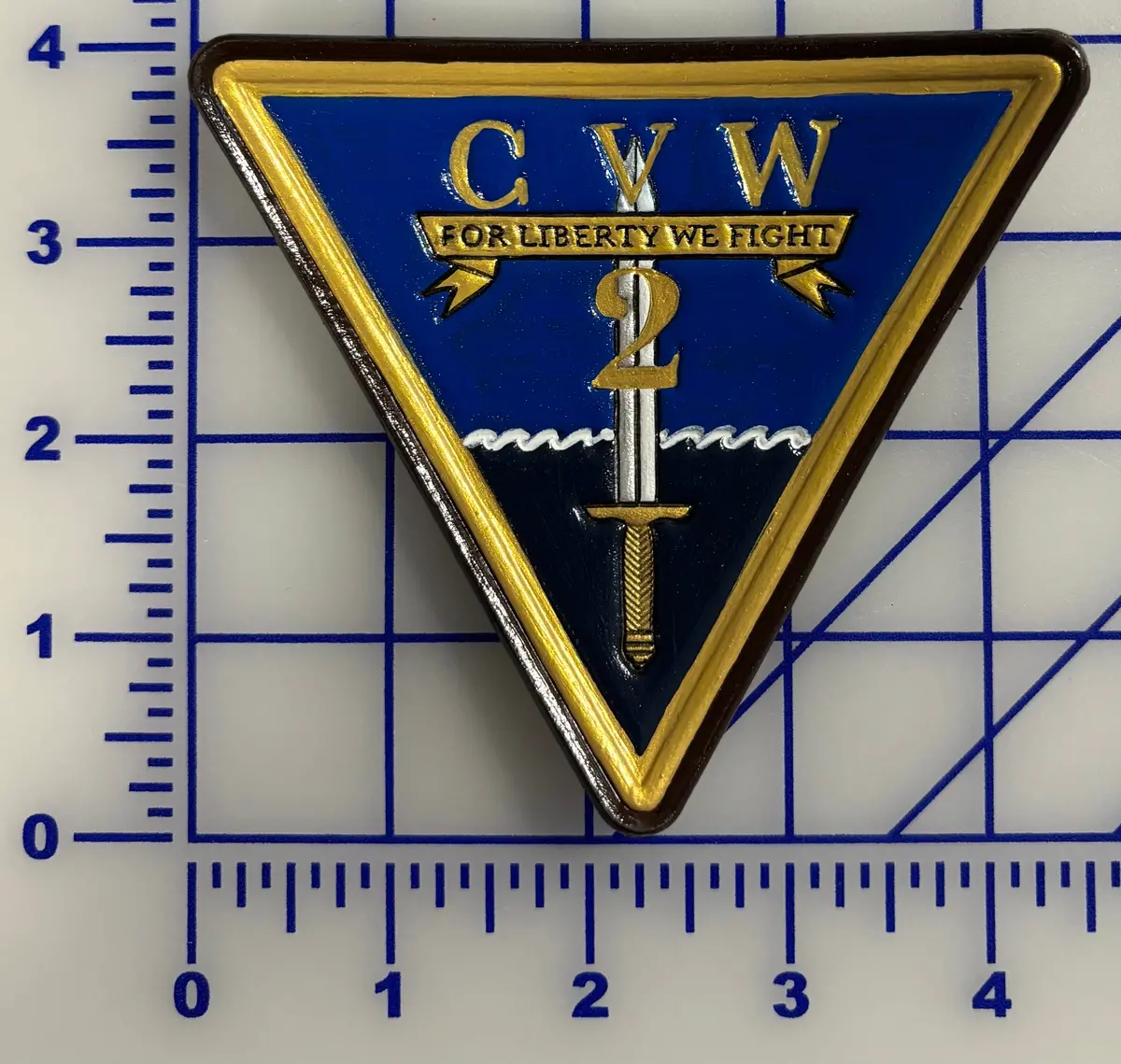 Officially Licensed Us Navy Carrier Air Wing Two Leather Patch 1