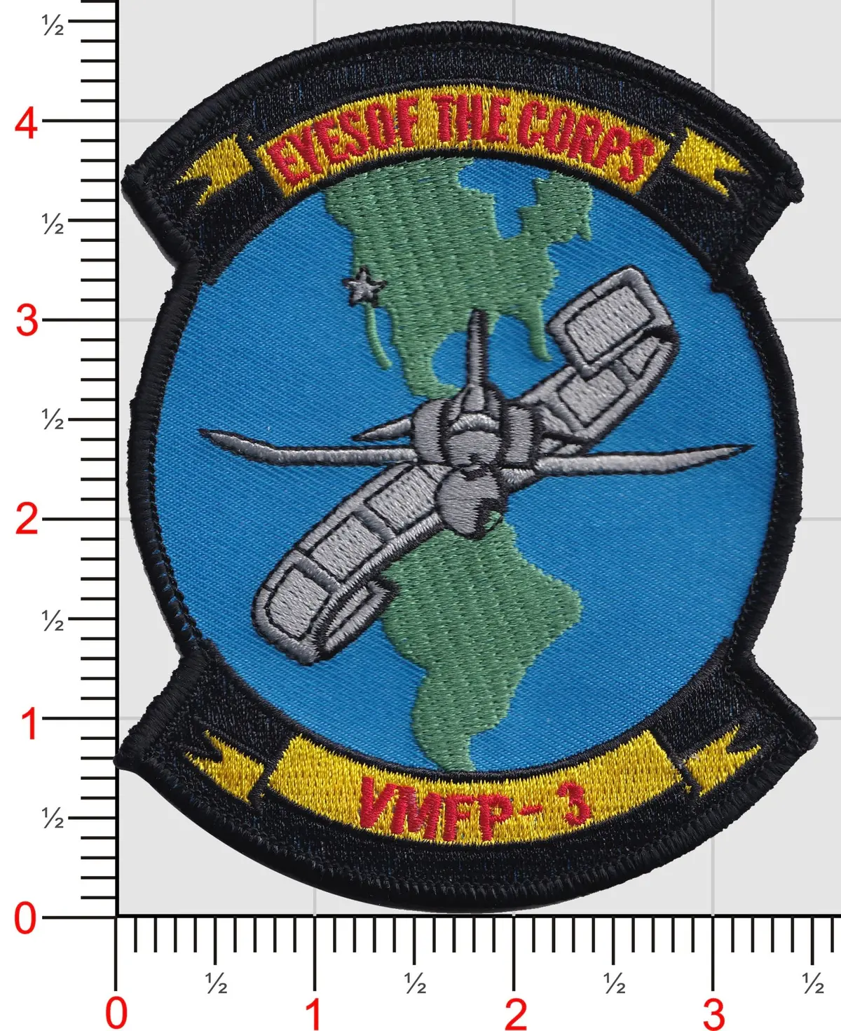 Officially Licensed Usmc Vmfp 3 Eyes Of The Corps Patch 1