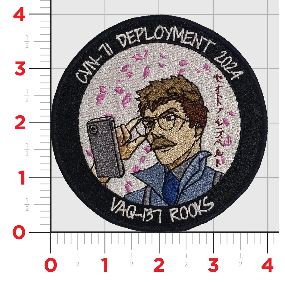 Official Vaq-137 Rooks 2024 Cvn-71 Cruise Patch 1