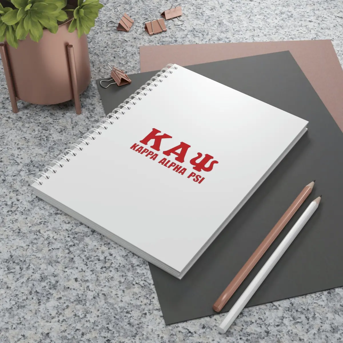 Kappa Alpha Psi Spiral Notebook 1