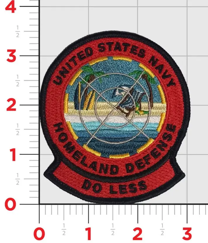 Us Navy Homeland Defense Do Less Shoulder Patch (H) 1