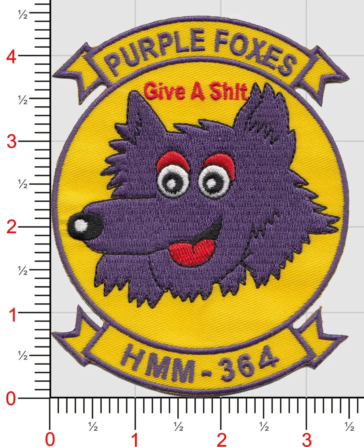Officially Licensed Hmm-364 Purple Foxes Patch 1