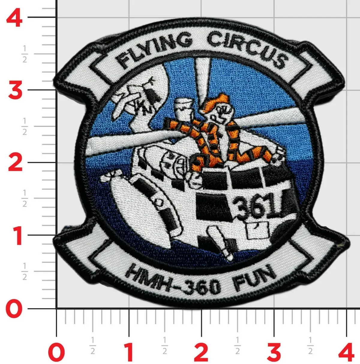 Official Hmh-361 360 Fun Flying Circus Patch 1