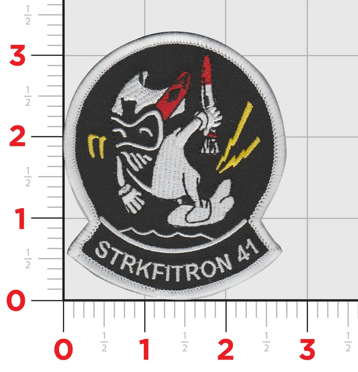 Official Vfa-41 Black Aces Shoulder Patch 1