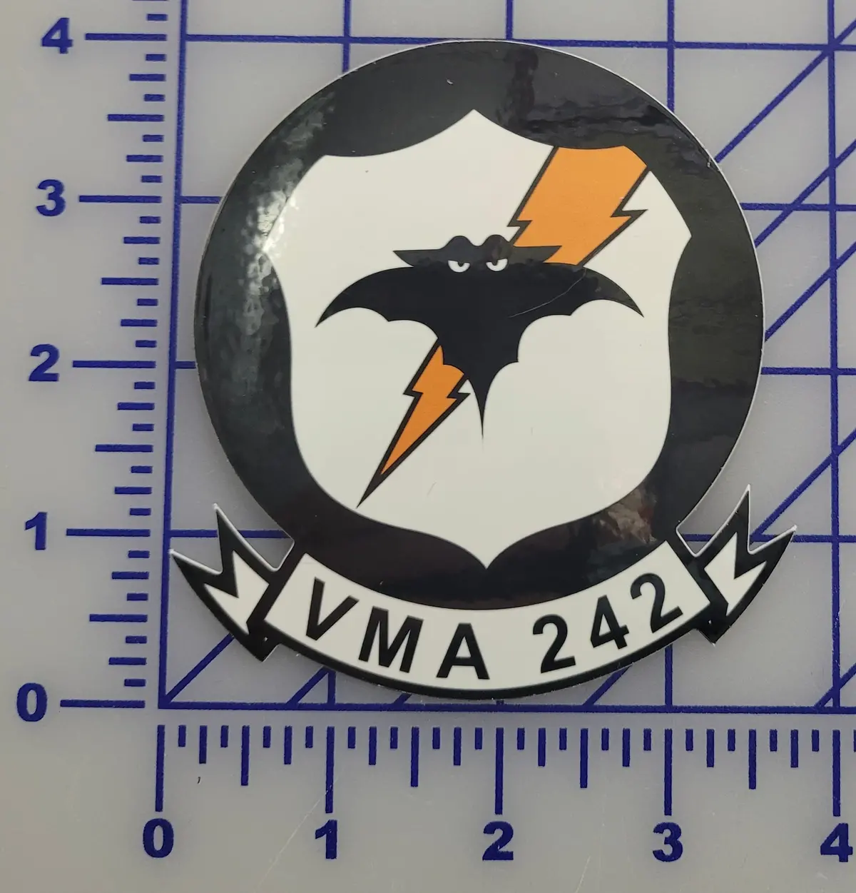 Officially Licensed Usmc Vma-242 Bats Sticker 1