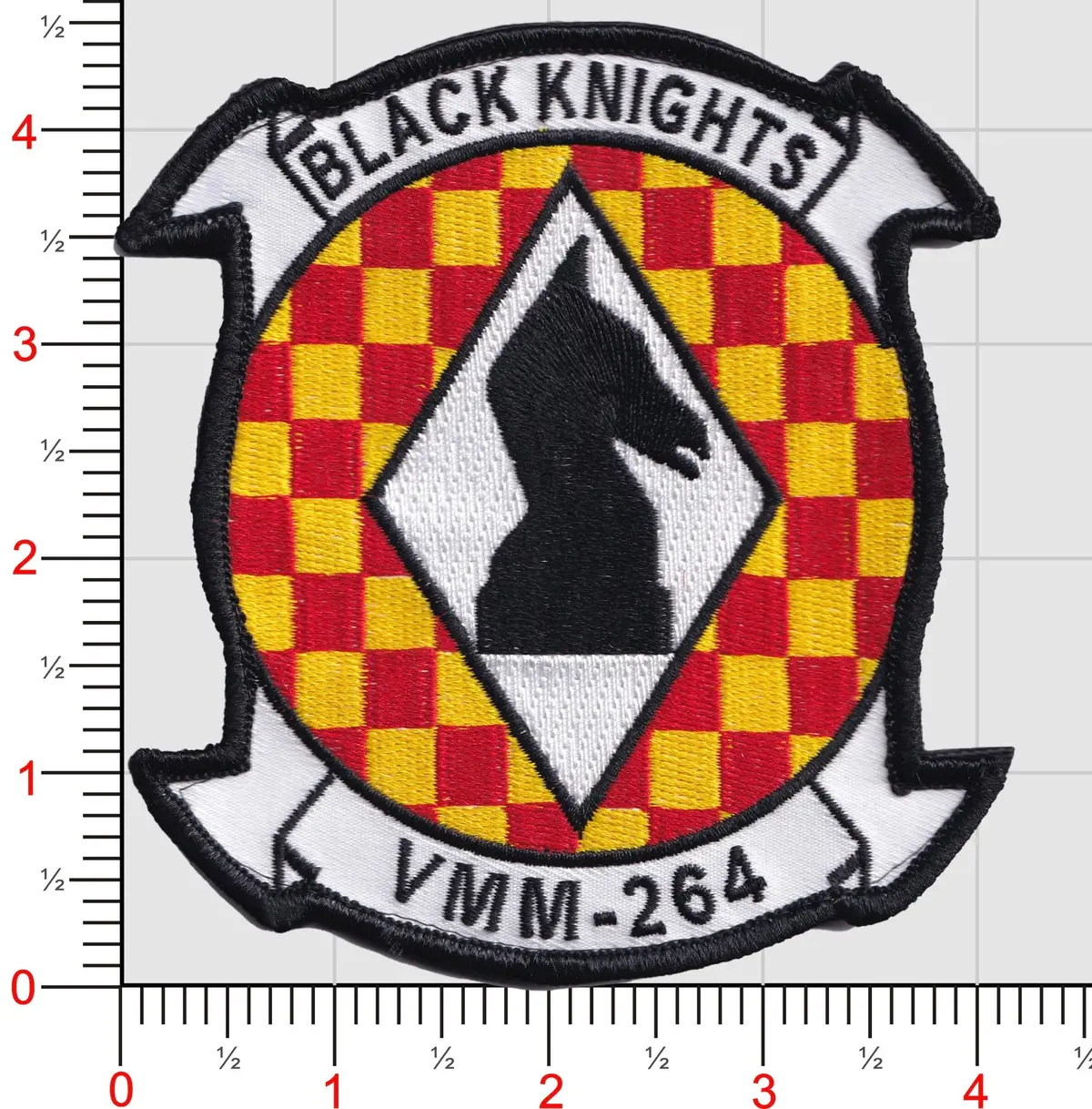 Officially Licensed Usmc Vmm-264 Black Knights Squadron Patch 1