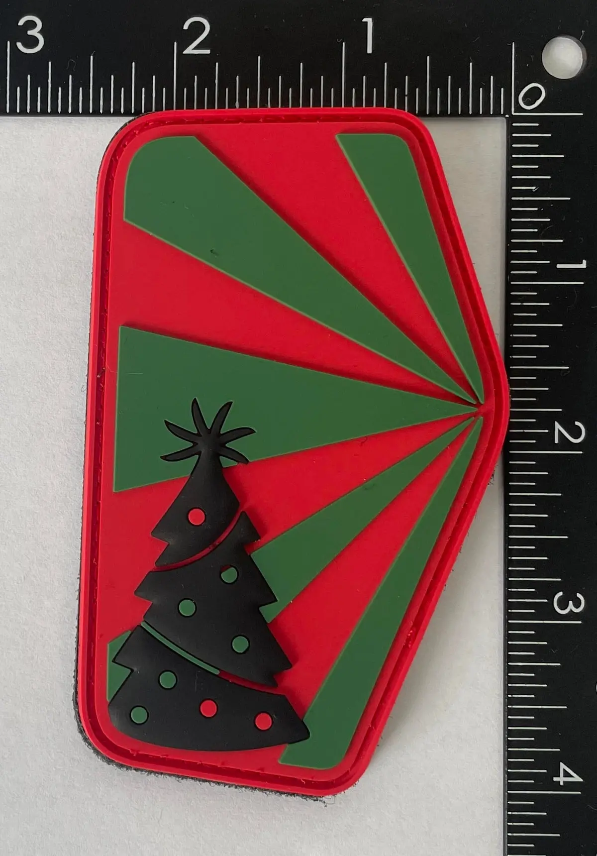 Official Vaw-121 Christmas Tail Flash Pvc Shoulder Patch 1