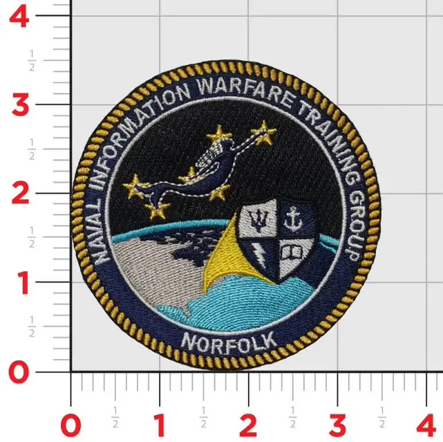 Officially Licensed Naval Information Warfare Training Group Norfolk Patch 1