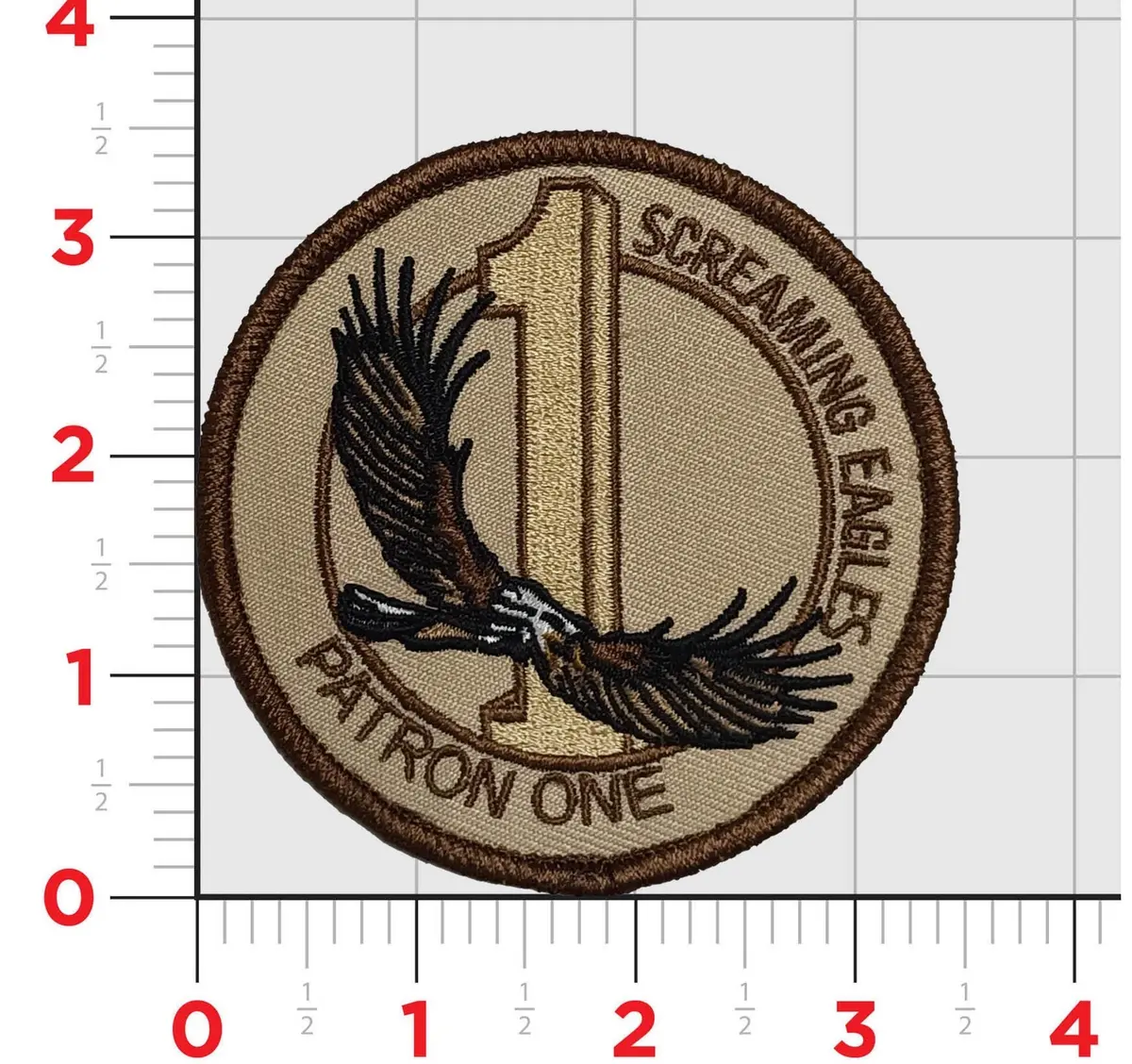 Officially Licensed Vp-1 Screaming Eagles Shoulder Patch 1