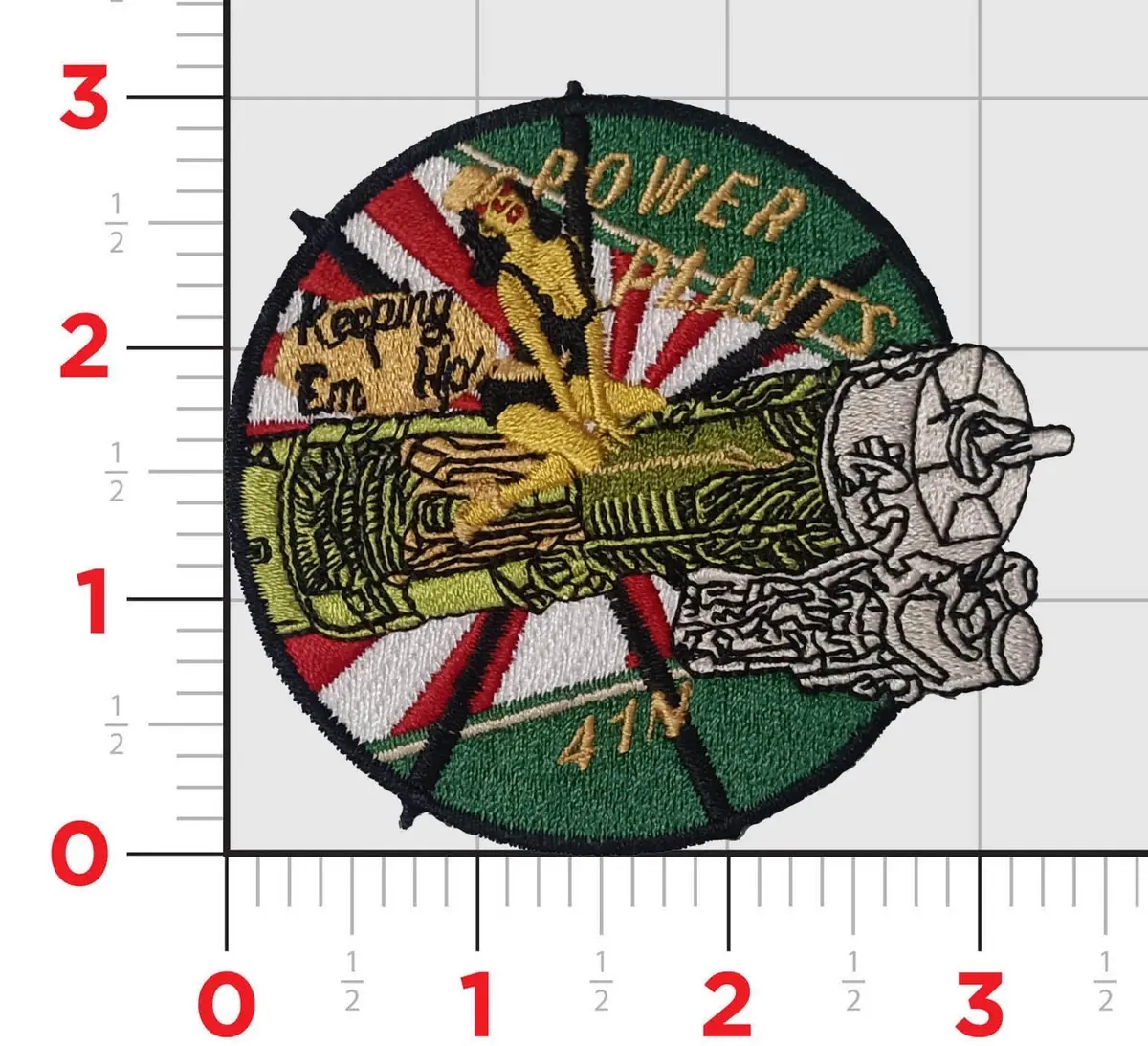 Official Mals-16 Immortals Powerplants 41N Shoulder Patch 1