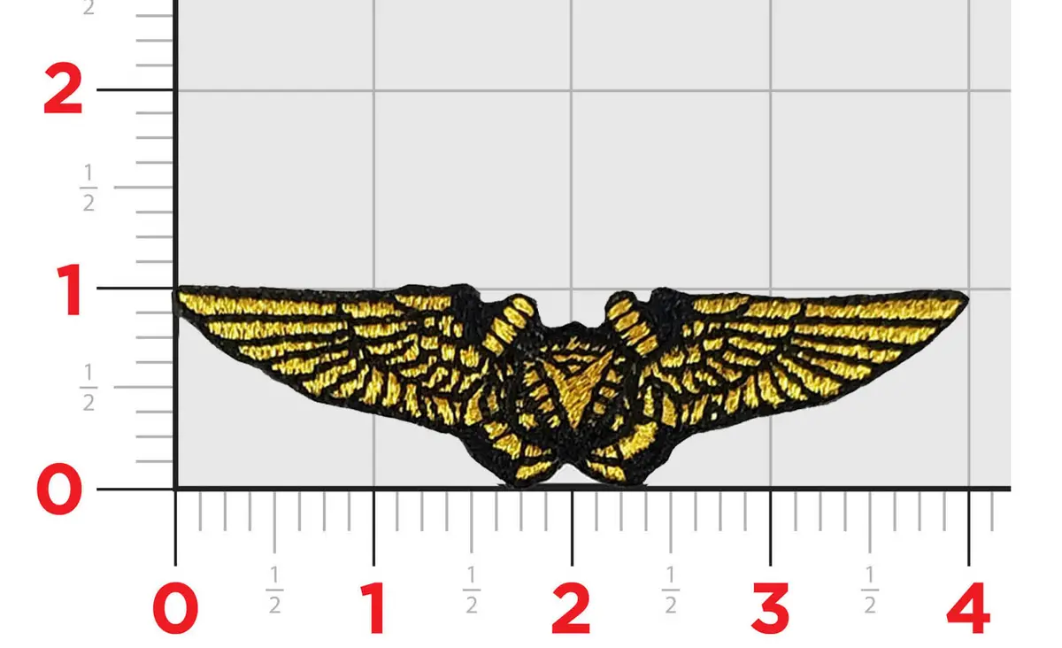 Navy/Usmc Officer Drone Wings Patch 1