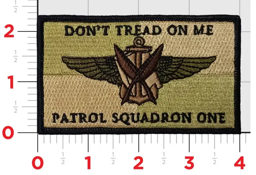 Official Vp-1 Screaming Eagles Nau Flag Don't Tread On Me Patch 1