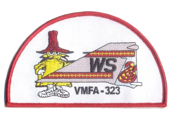 Vmfa-323 Death Rattler Usmc F-4 Phantom Tail Patch 1