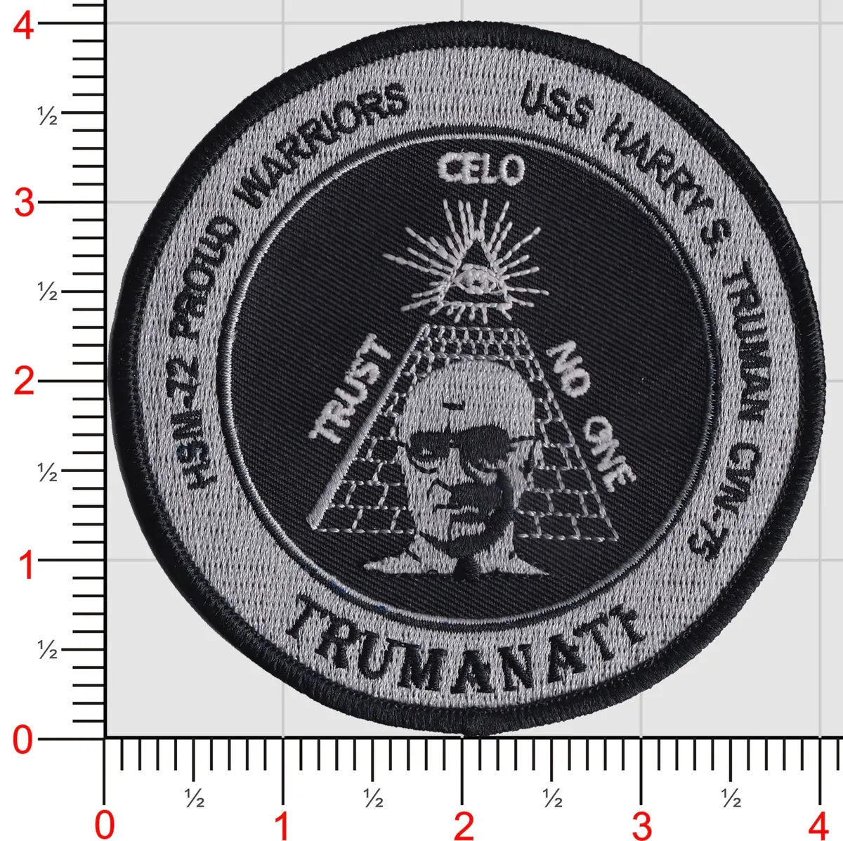 Official Us Navy Hsm-72/Uss Harry S Truman Trumanati Patch 1