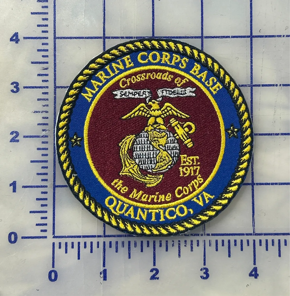 Officially Licensed Usmc Base Quantico Patches 1