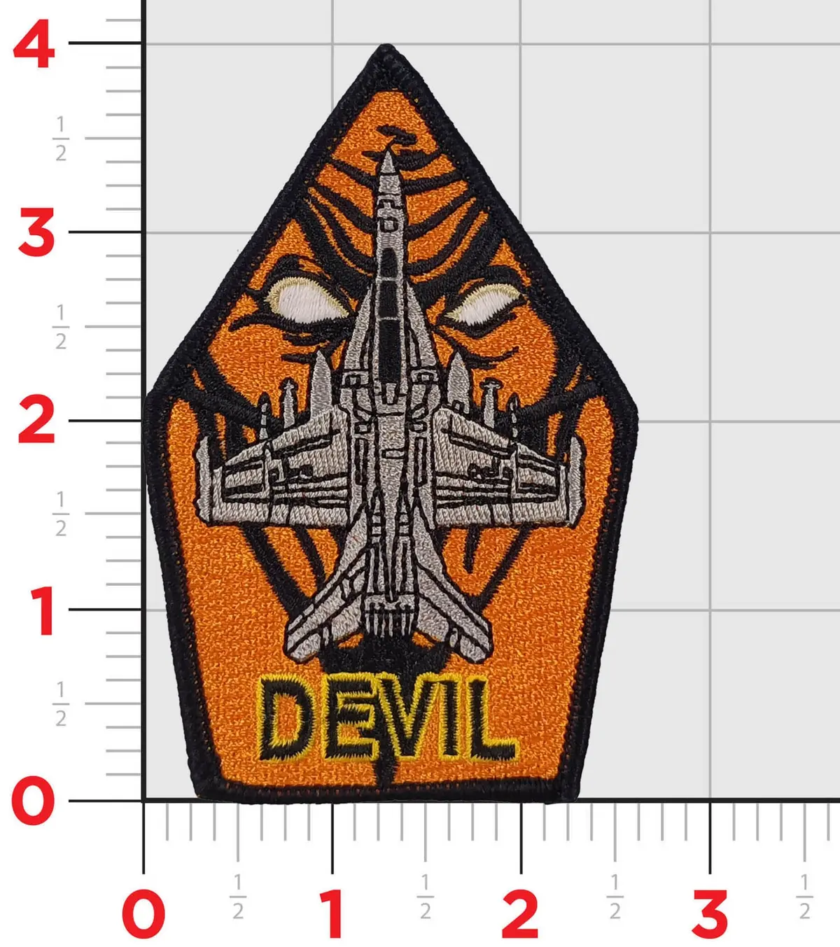 Official Vaq-144 Main Battery Ea-18 Coffin Shoulder Patch 1