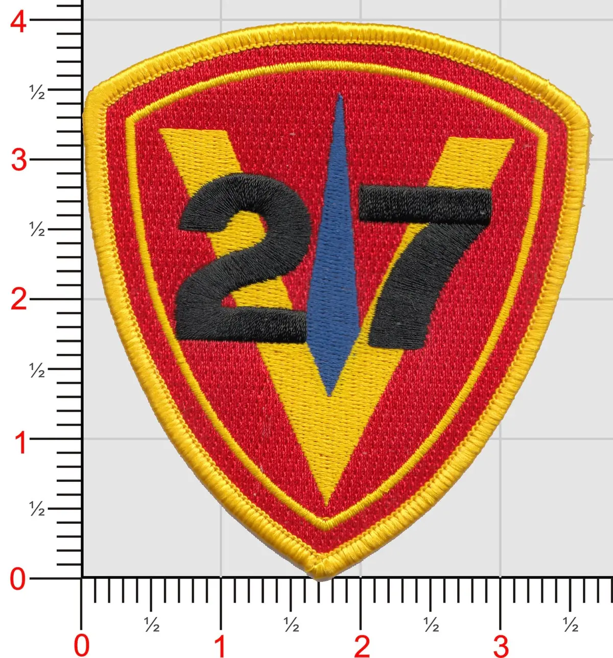 Officially Licensed Usmc 27Th Marine Regiment Patch 1