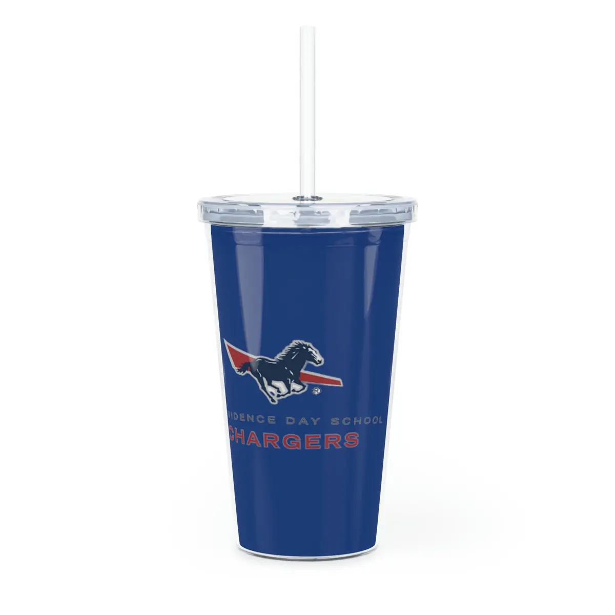 Providence Day Plastic Tumbler With Straw 1