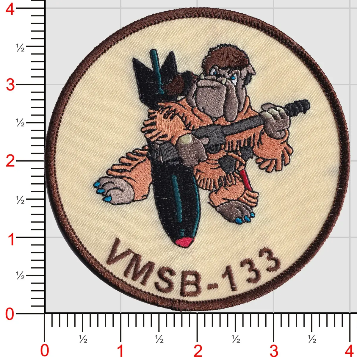 Officially Licensed Usmc Vmsb-133 Patch 1