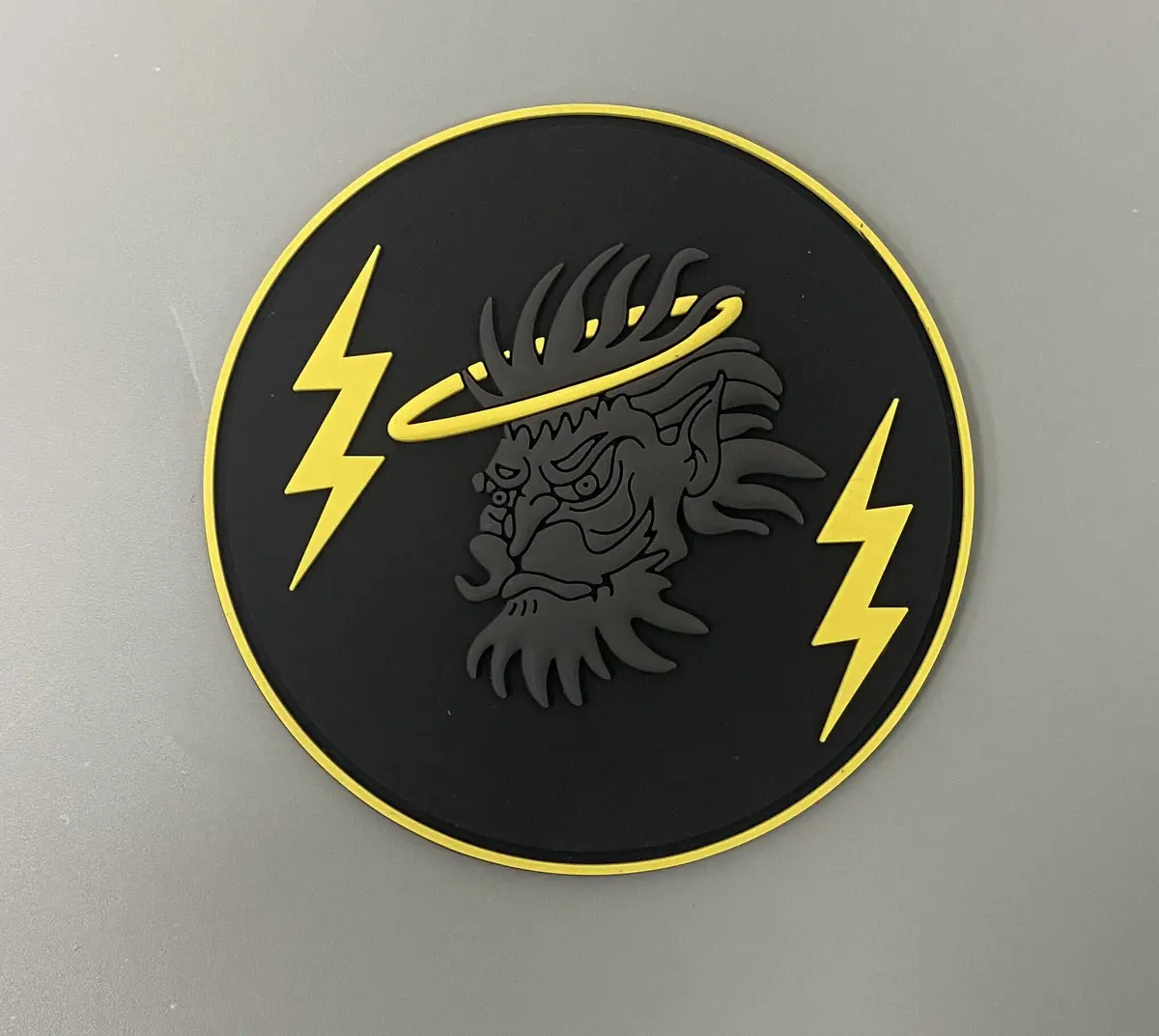 Official Vmm-362 Ugly Angels Black Shoulder Patch 1