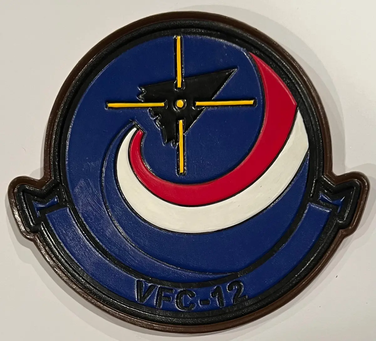 Officially Licensed Vfc-12 Fighting Omars Leather Patch 1