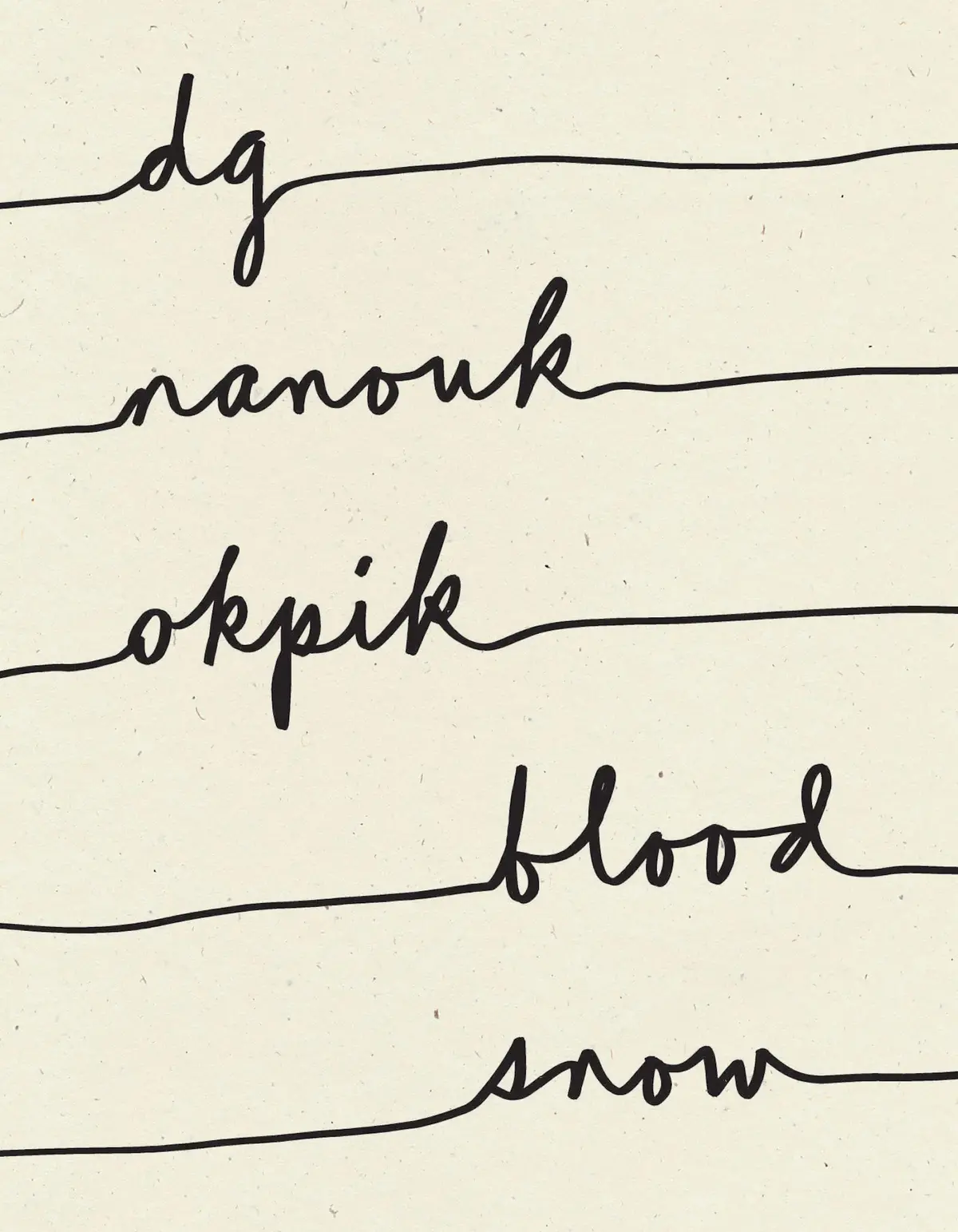 Okpik, Dg Nanouk: Blood Snow 1