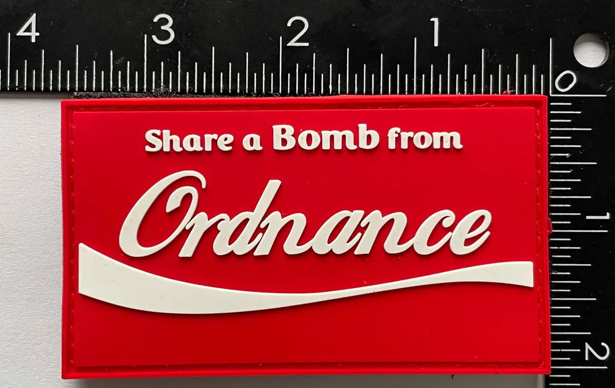Iyaoyas Share A Bomb From Ordnance Pvc Patch 1